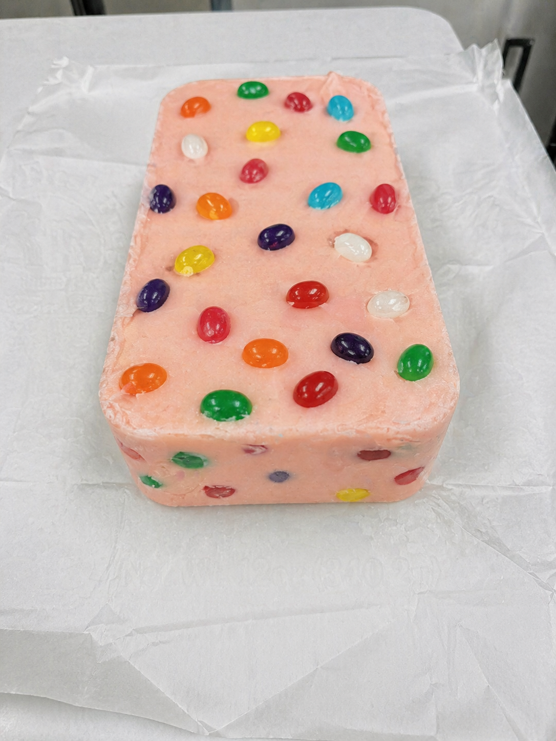 Jelly Bean Fudge With Jelly Bellies - 6lb Bulk Fudge Loaf
