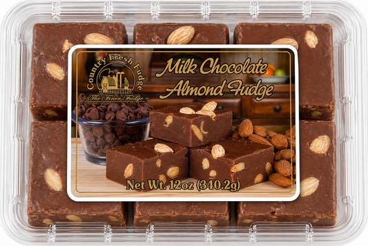 Milk Chocolate Almond Fudge (Trays)