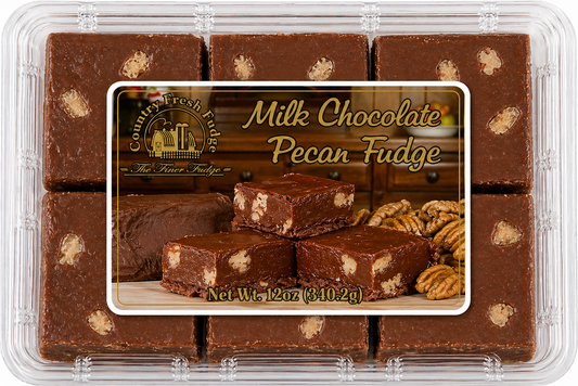 Milk Chocolate Pecan Fudge  (Trays)