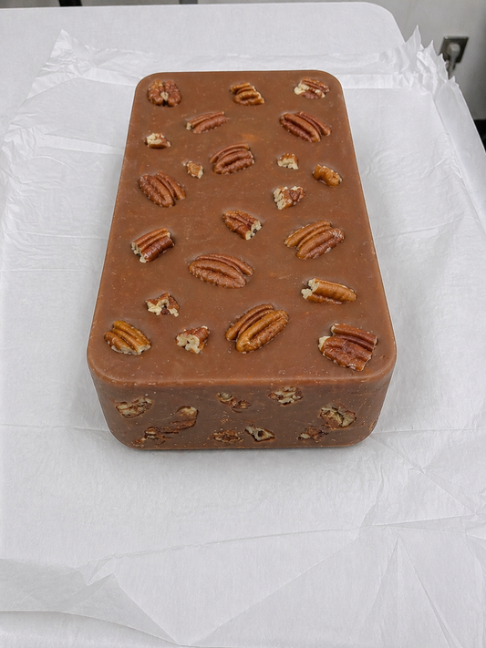 Milk Chocolate Pecan Fudge - 6lb Bulk Fudge Loaf