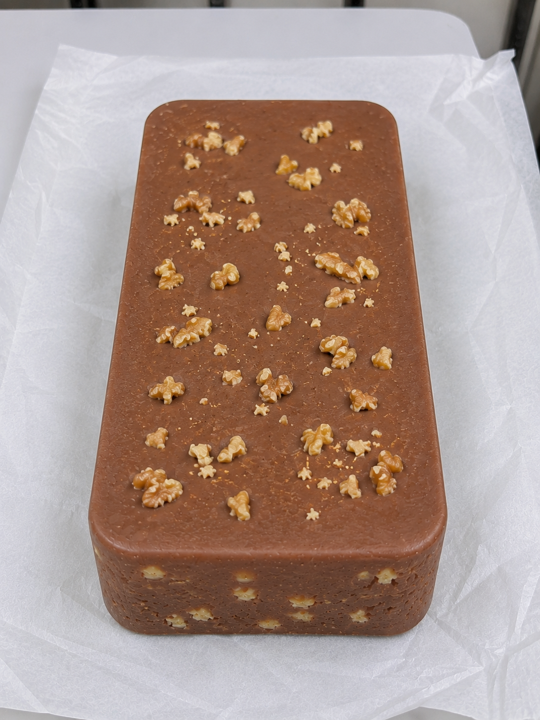 Milk Chocolate Walnut Fudge - 6lb Bulk Fudge Loaf