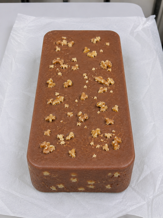 Milk Chocolate Walnut Fudge - 6lb Bulk Fudge Loaf
