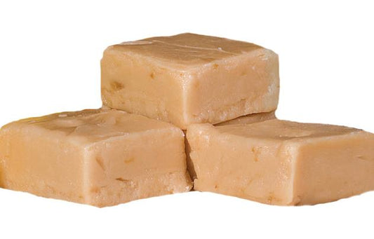 Spirit Legends Caribbean Mango Rum Fudge (Non-Alcoholic) - (48) 2oz Pre-Cut Pieces - 6lb Total Weight - Country Fresh Food & Confections