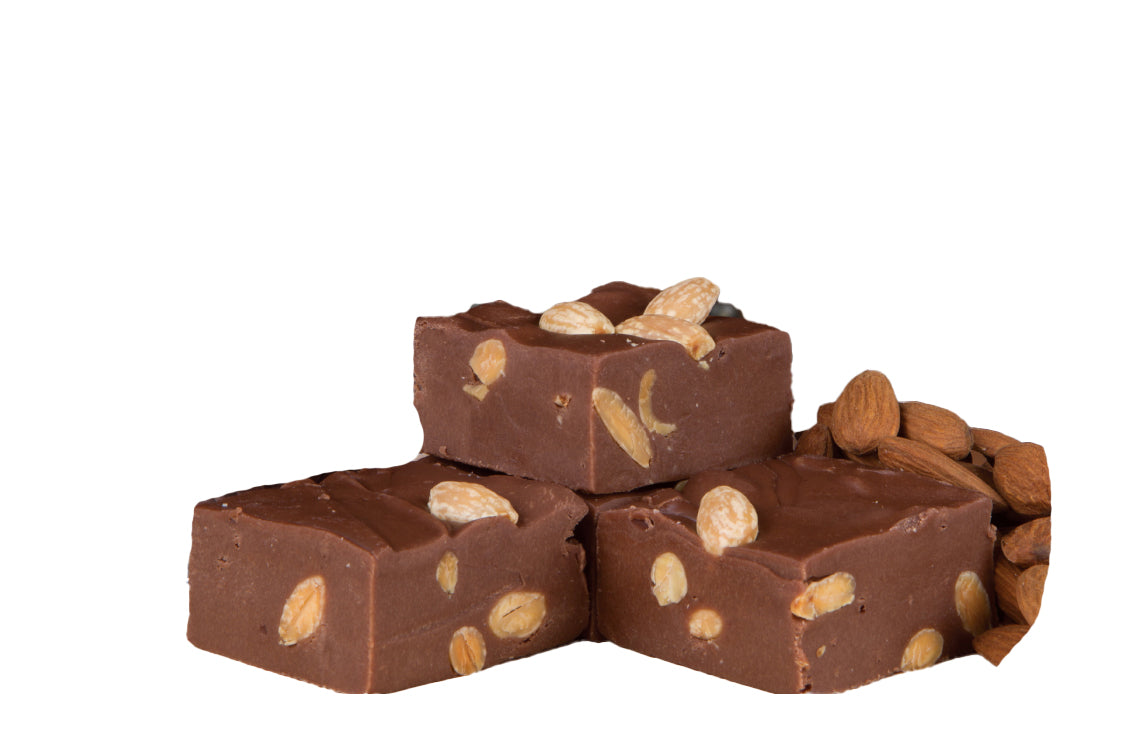 Sugar-Free Milk Chocolate Almond Fudge (Wholesale)