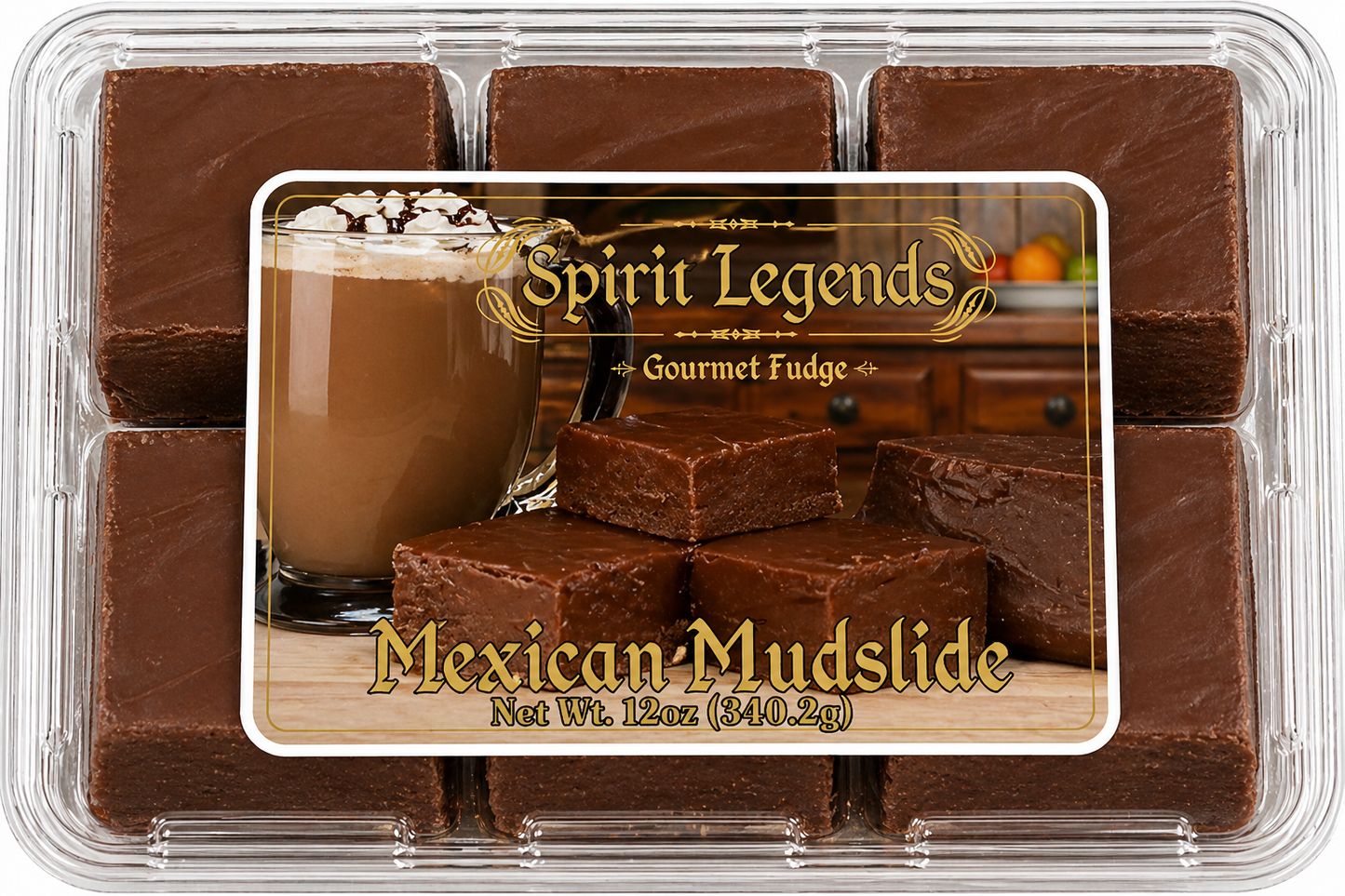 Spirit Legends Mexican Mudslide Fudge (Non-Alcoholic) (Trays)