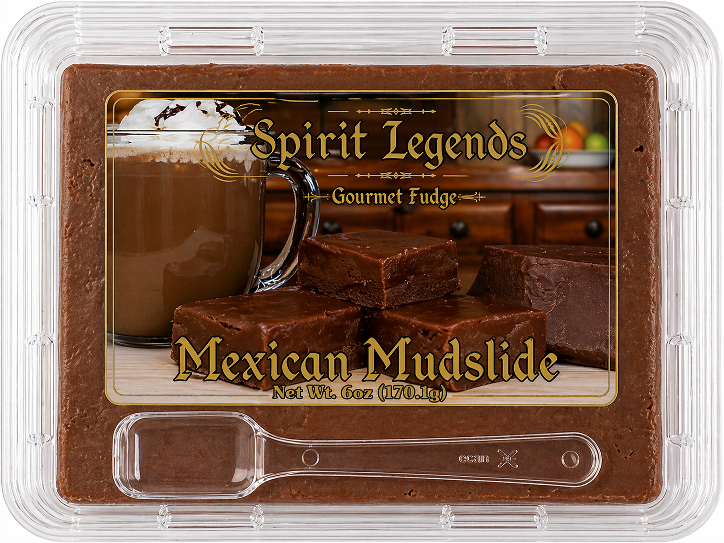 Spirit Legends Mexican Mudslide Fudge (Non-Alcoholic) (Trays)