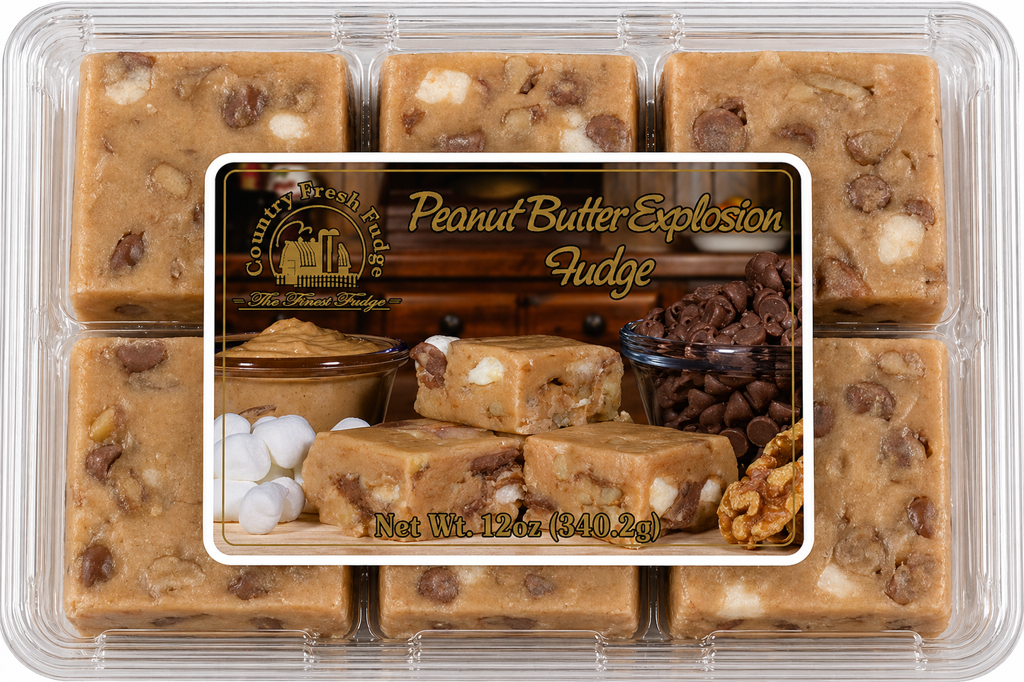 Peanut Butter Explosion Fudge (Trays)