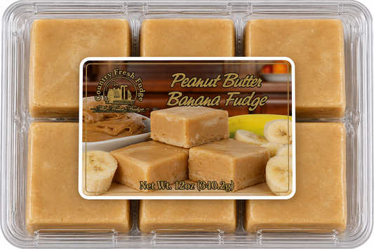 Peanut Butter Banana Fudge (Trays)