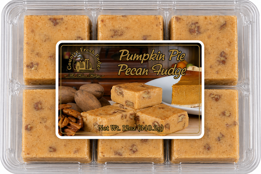 Pumpkin Pie Pecan Fudge  (Trays)