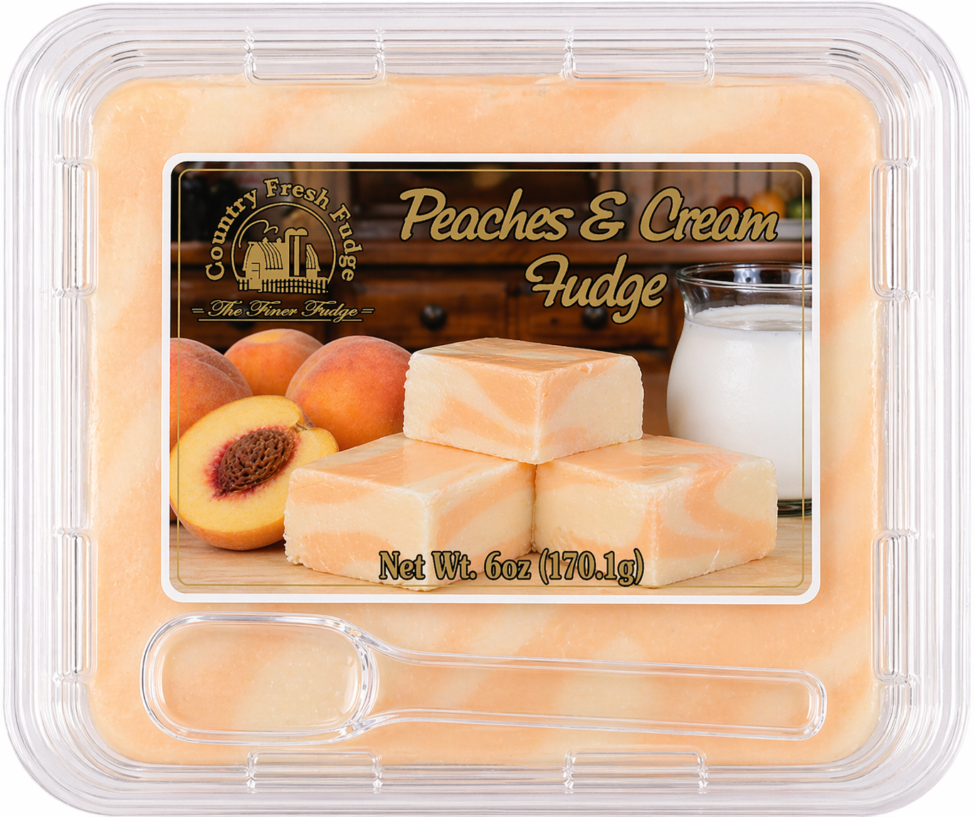 Peaches N' Cream Fudge (Trays)