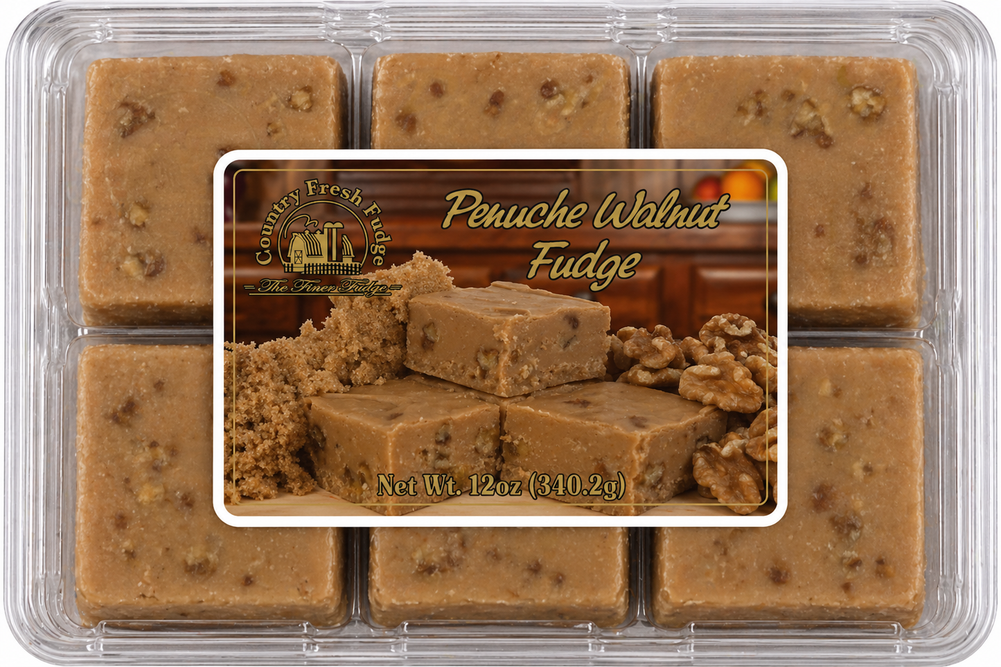 Penuche Walnut Fudge (Trays)