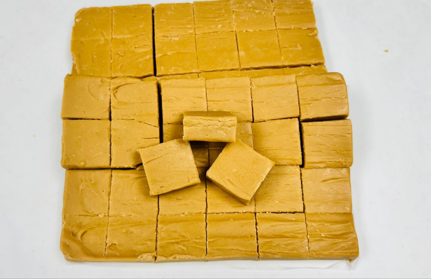 Sugar-Free Peanut Butter Fudge (40) 2oz Pre-Cut Pieces - 5lb Total Weight
