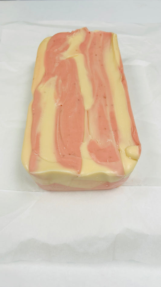 Strawberry Cheesecake Fudge - 6lb Bulk Fudge Loaf