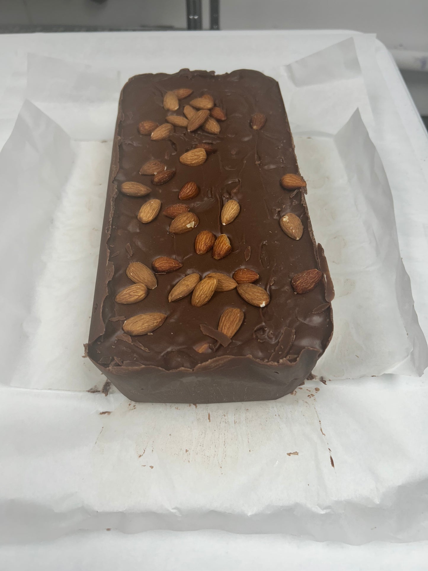 Milk Chocolate Almond Fudge - 6lb Bulk Fudge Loaf