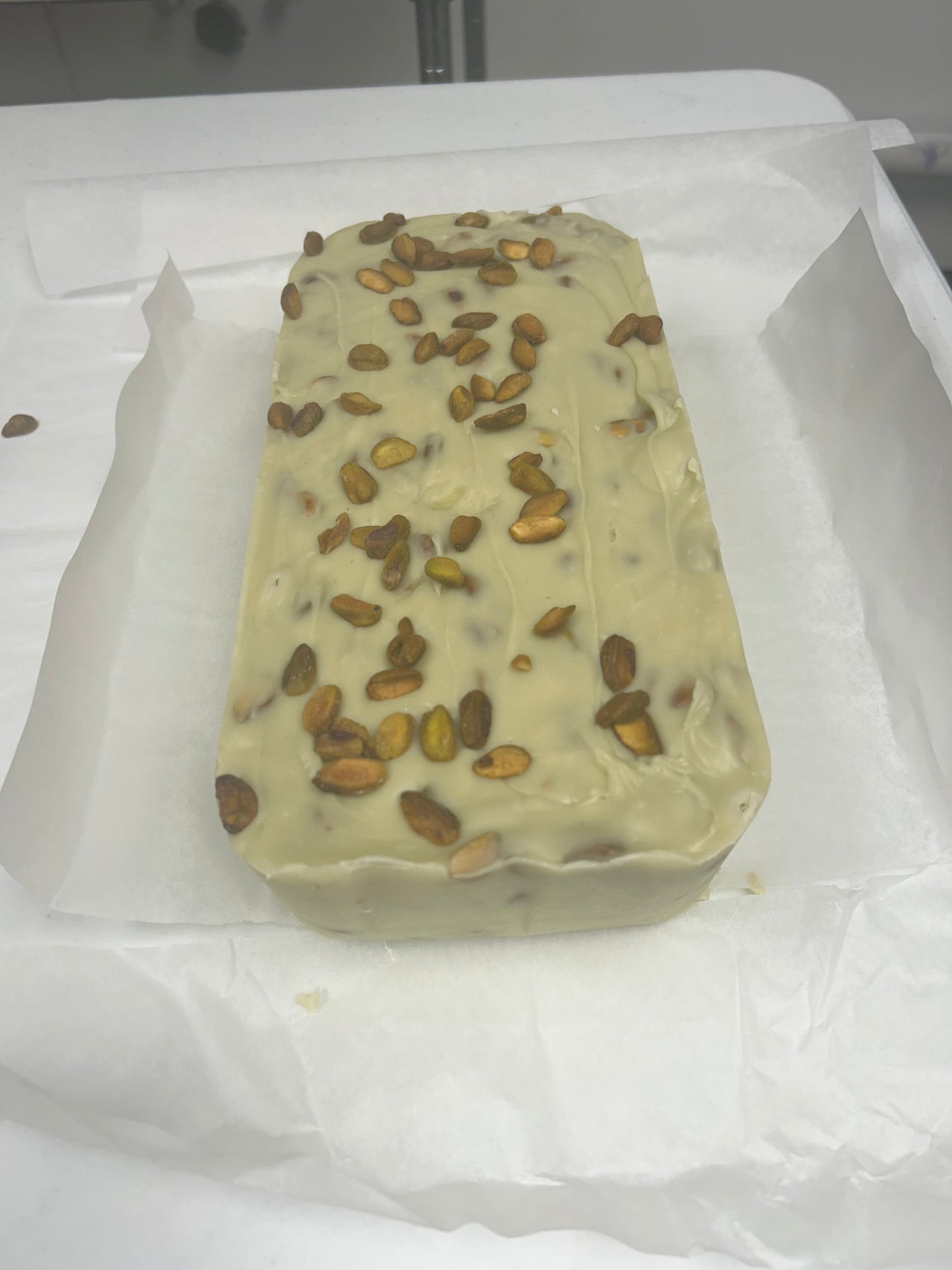 Pistachio Nut Fudge - 6lb Bulk Fudge Loaf