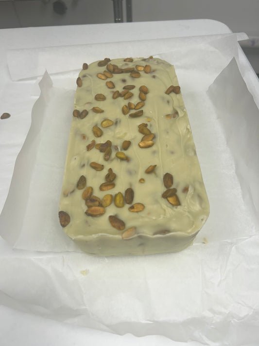 Pistachio Nut Fudge - 6lb Bulk Fudge Loaf