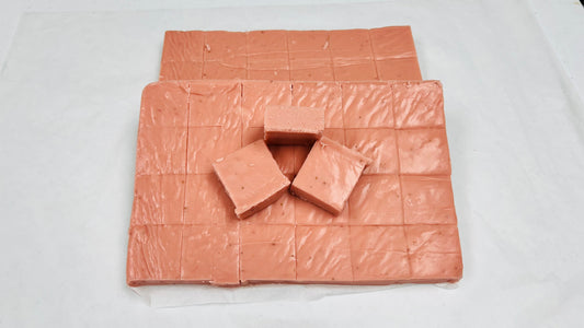 Spirit Legends Strawberry Daiquiri Fudge (Non-Alcoholic) - (48) 2oz Pre-Cut Pieces - 6lb Total Weight