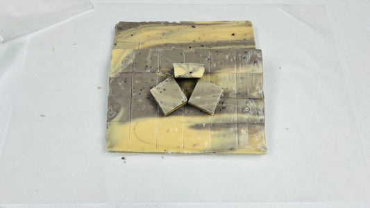 Blueberry Cheesecake Fudge - (48) 2oz Pre-Cut Pieces - 6lb Total Weight
