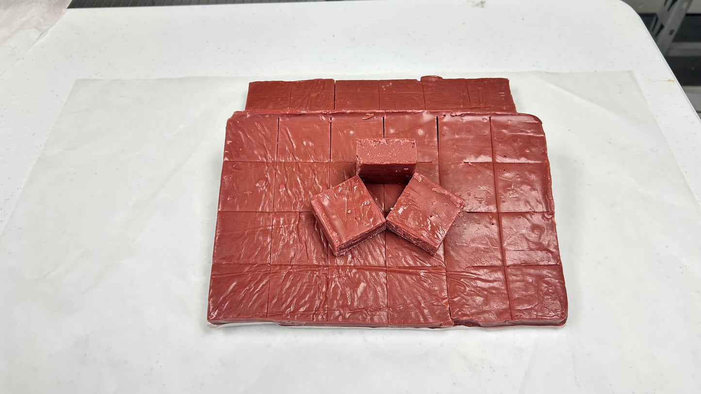 Prickly Pear Fudge - (48) 2oz Pre-Cut Pieces - 6lb Total Weight