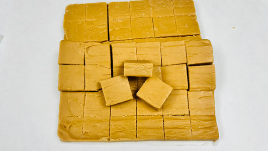 Peanut Butter Fudge - (48) 2oz Pre-Cut Pieces - 6lb Total Weight
