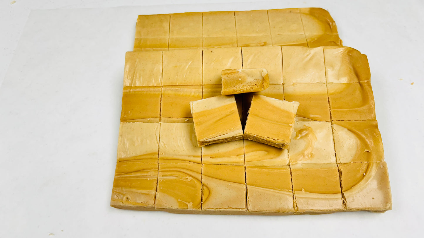 Tiger Butter Fudge - (48) 2oz Pre-Cut Pieces - 6lb Total Weight