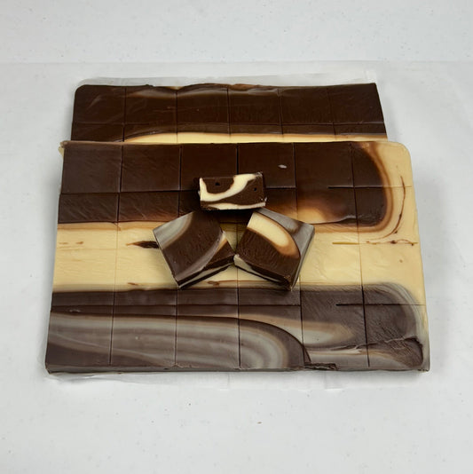Chocolate Cappuccino Fudge - (48) 2oz Pre-Cut Pieces - 6lb Total Weight