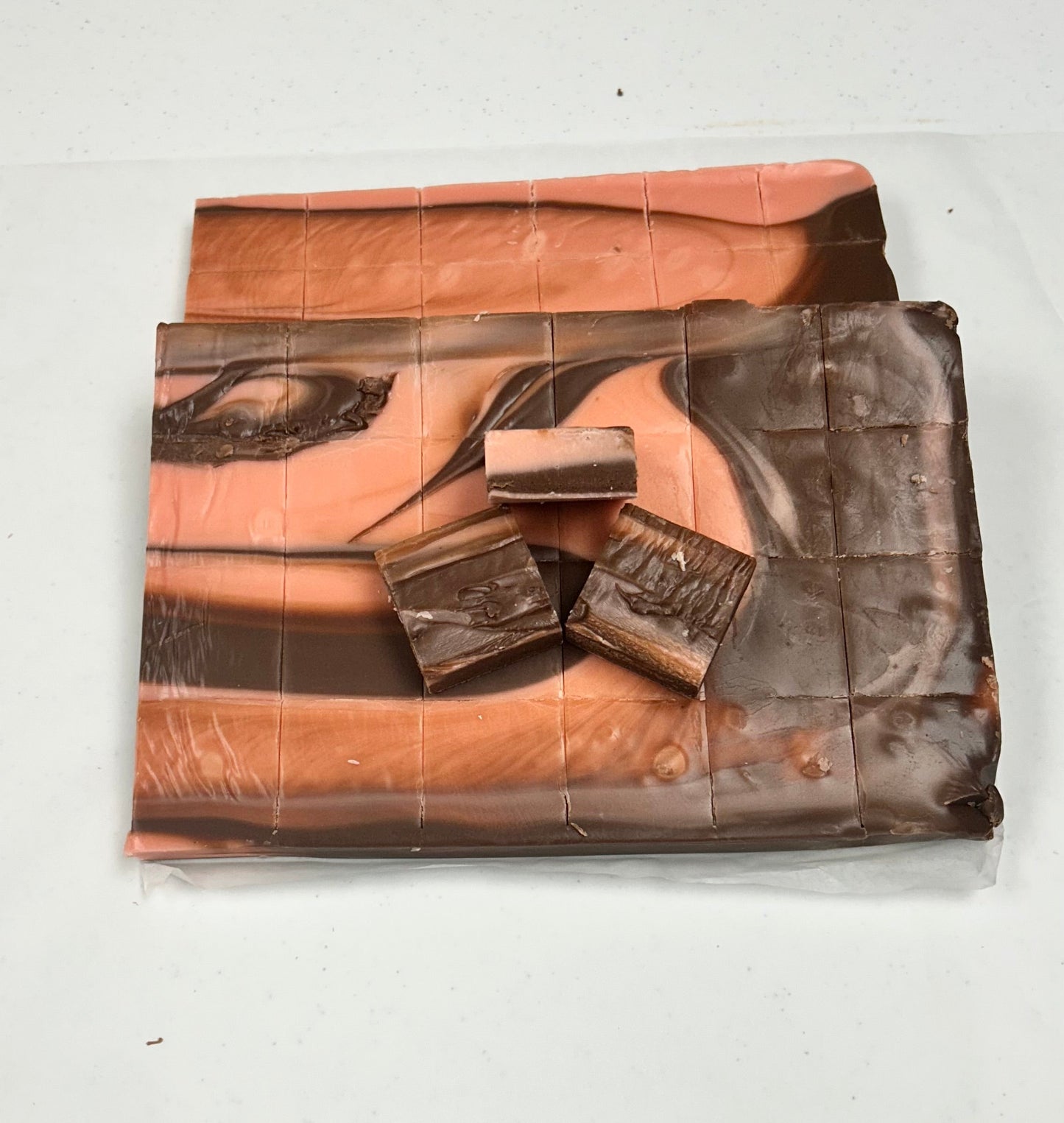 Chocolate Amaretto Fudge - (48) 2oz Pre-Cut Pieces - 6lb Total Weight