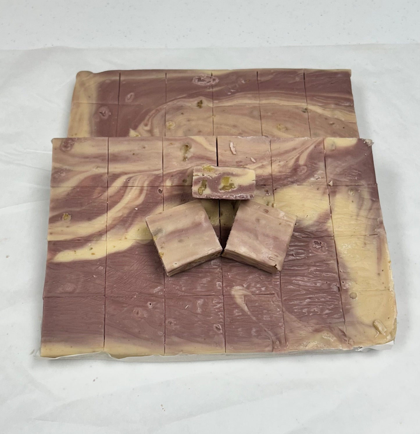 Raspberry Supreme Fudge - (48) 2oz Pre-Cut Pieces - 6lb Total Weight