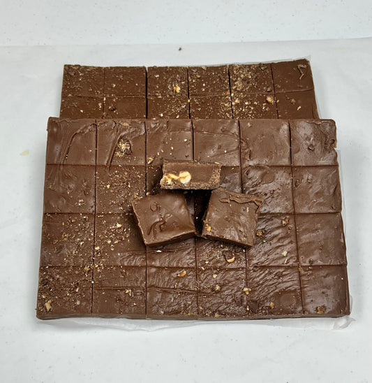 Milk Chocolate Snickster with Snickers - (48) 2oz Pre-Cut Pieces - 6lb Total Weight