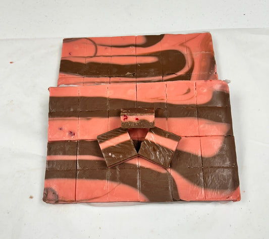 Chocolate Covered Cherries Fudge - (48) 2oz Pre-Cut Pieces - 6lb Total Weight