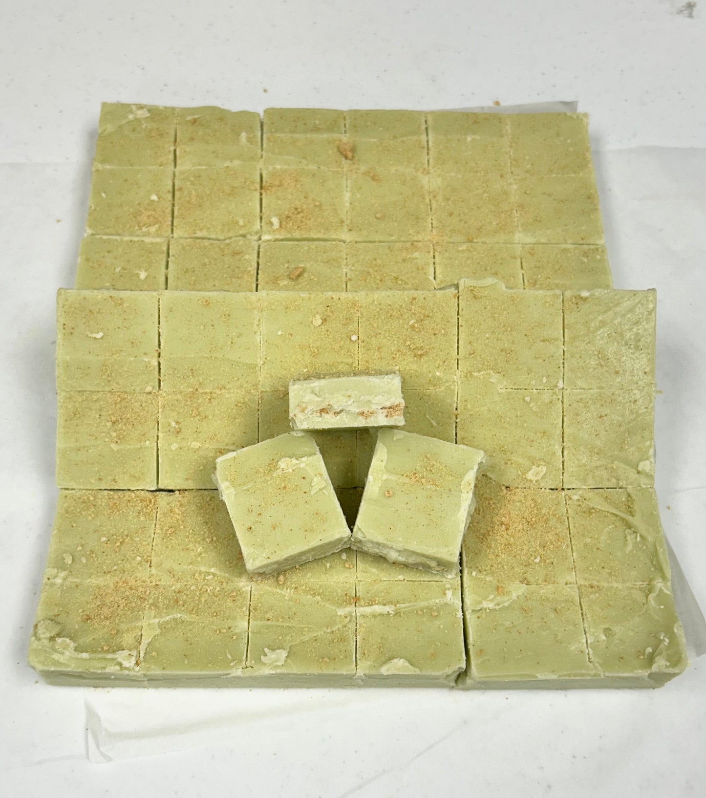 Key Lime Pie Fudge - (48) 2oz Pre-Cut Pieces - 6lb Total Weight