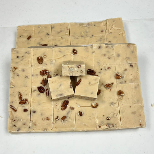 Maple Pecan Fudge -(48) 2oz Pre-Cut Pieces - 6lb Total Weight