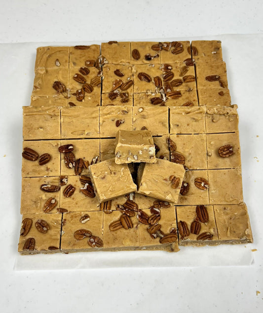 Pumpkin Pie Pecan Fudge - (48) 2oz Pre-Cut Pieces - 6lb Total Weight