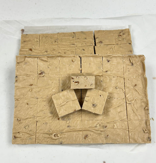 Sugar-Free Caramel Pecan Fudge (40) 2oz Pre-Cut Pieces - 5lb Total Weight