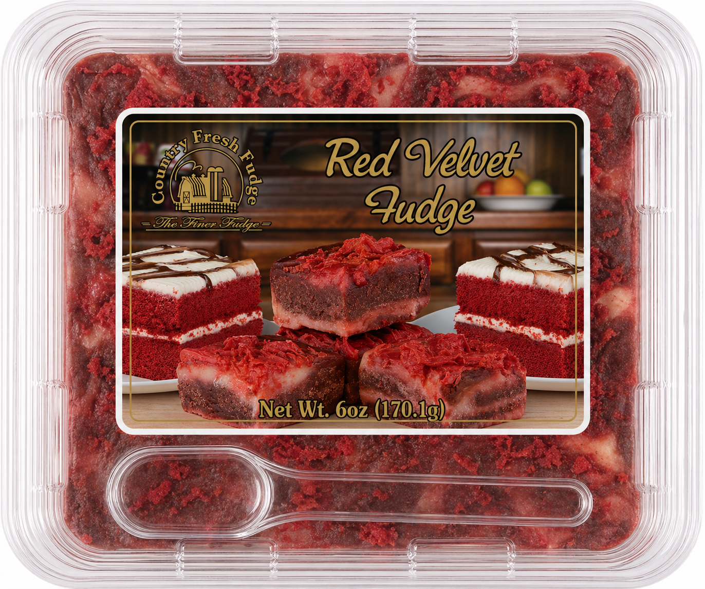 Red Velvet Cake Fudge  (Trays)