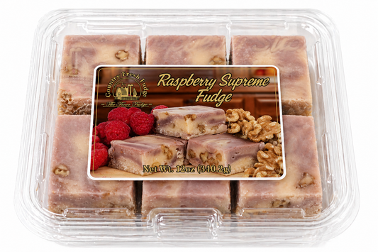 Raspberry Supreme Fudge (Trays)