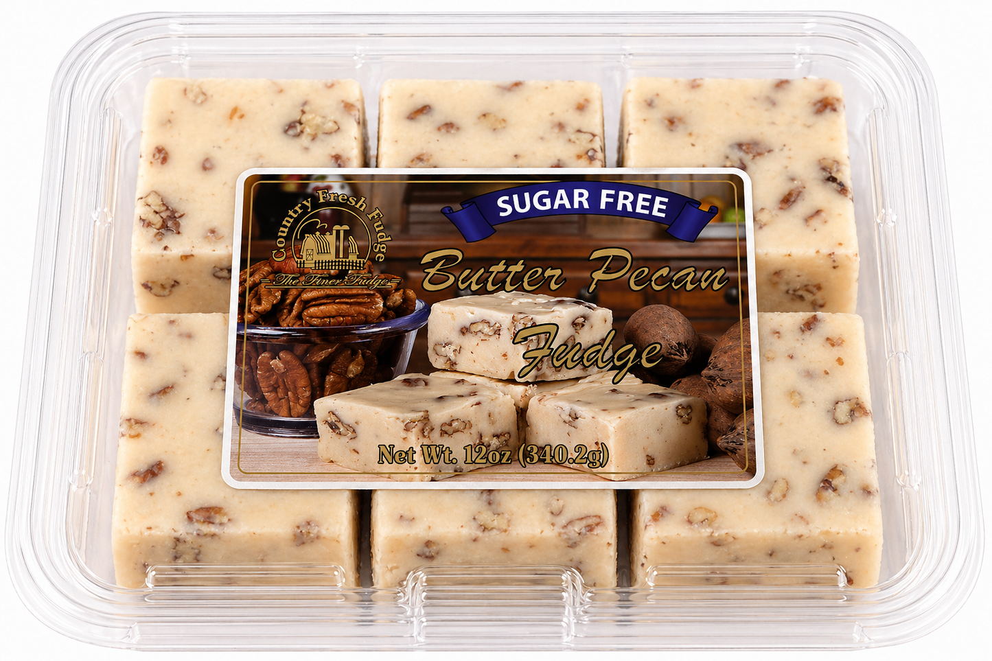 Sugar-Free Butter Pecan Fudge (Trays)