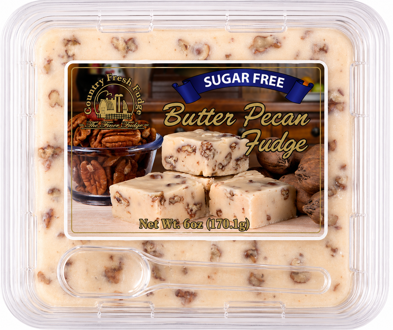 Sugar-Free Butter Pecan Fudge (Trays)