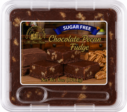 Sugar-Free Chocolate Pecan Fudge (Trays)