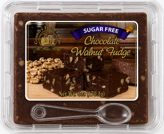 Sugar-Free Chocolate Walnut Fudge (Trays)
