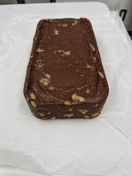 Sugar-Free Chocolate Walnut Fudge -  5lb Bulk Fudge Loaf