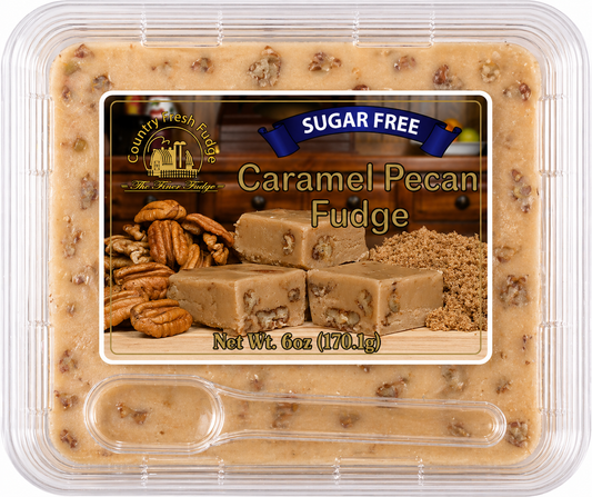 Sugar-Free Caramel Pecan Fudge (Trays)