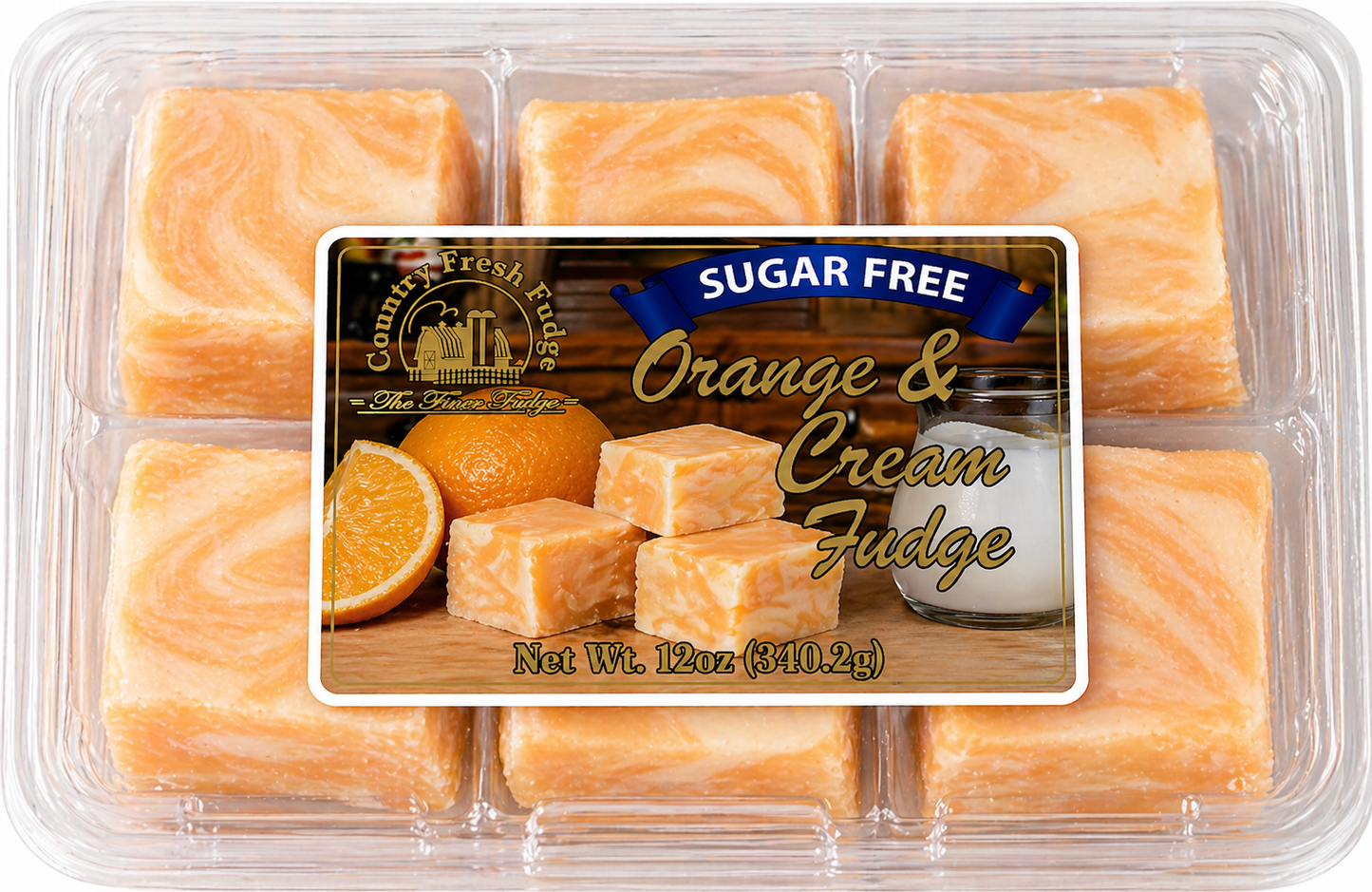 Sugar-Free Oranges N' Cream Fudge (Trays)