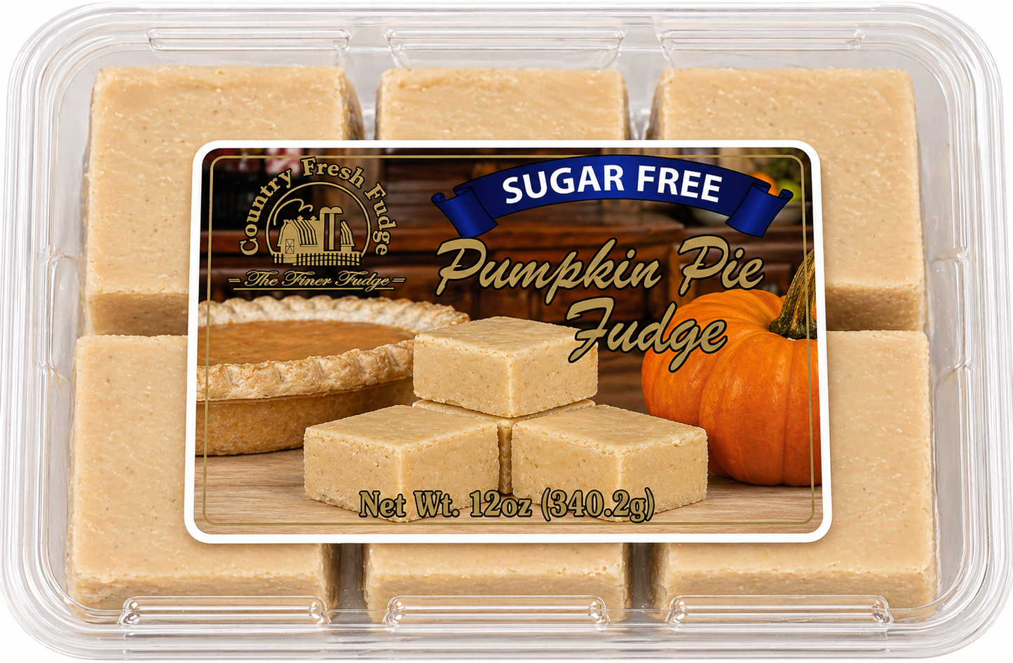 Sugar-Free Pumpkin Pie Fudge (Trays)