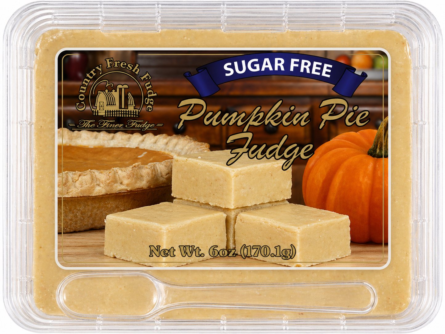 Sugar-Free Pumpkin Pie Fudge (Trays)