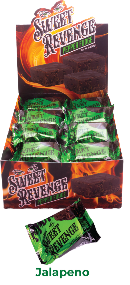 Sweet Revenge Jalapeno Fudge Display