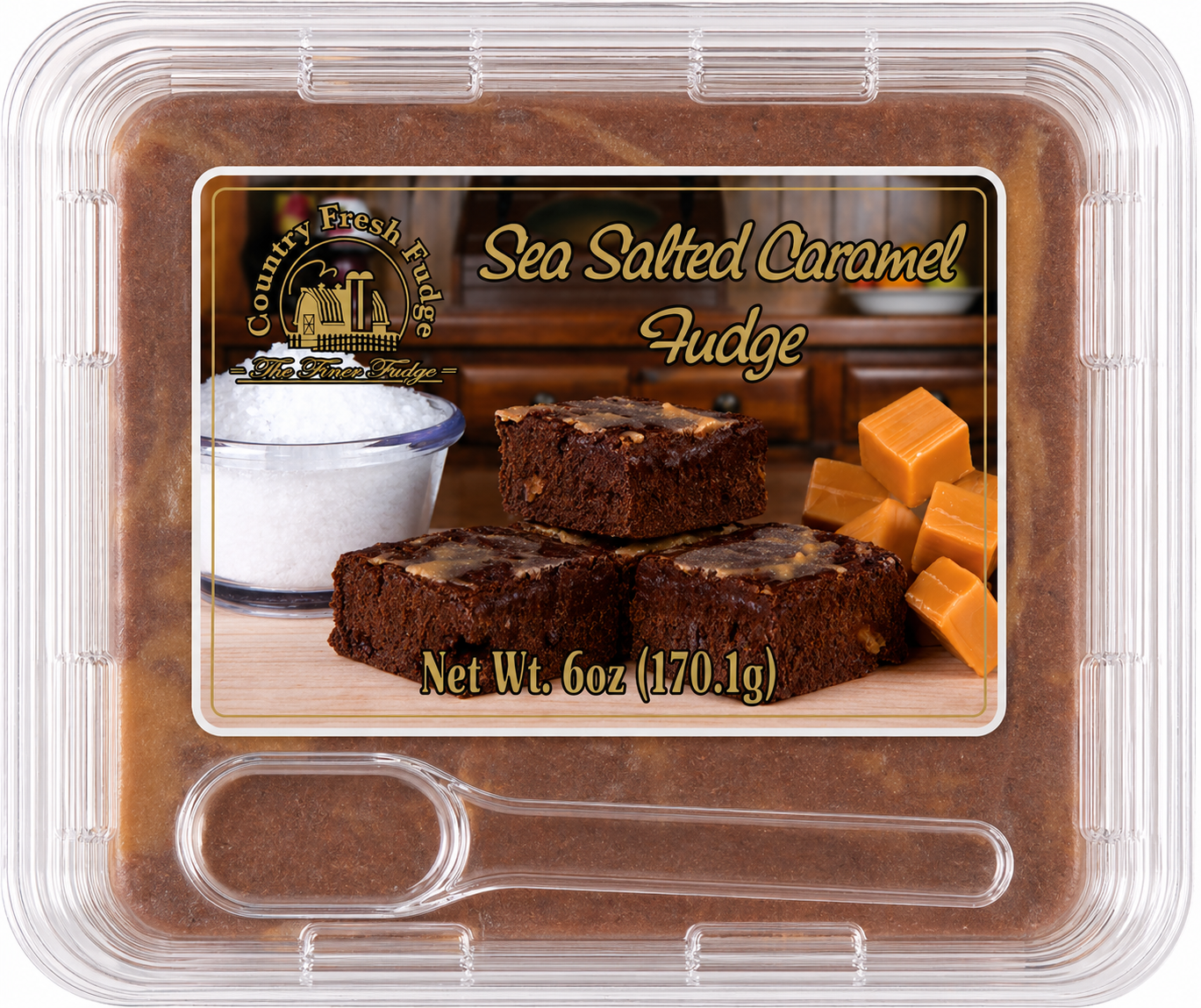Sea Salted Chocolate Caramel Fudge (Trays)