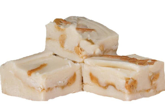 Sea Salted Vanilla Caramel Fudge - (48) 2oz Pre-Cut Pieces - 6lb Total Weight - Country Fresh Food & Confections