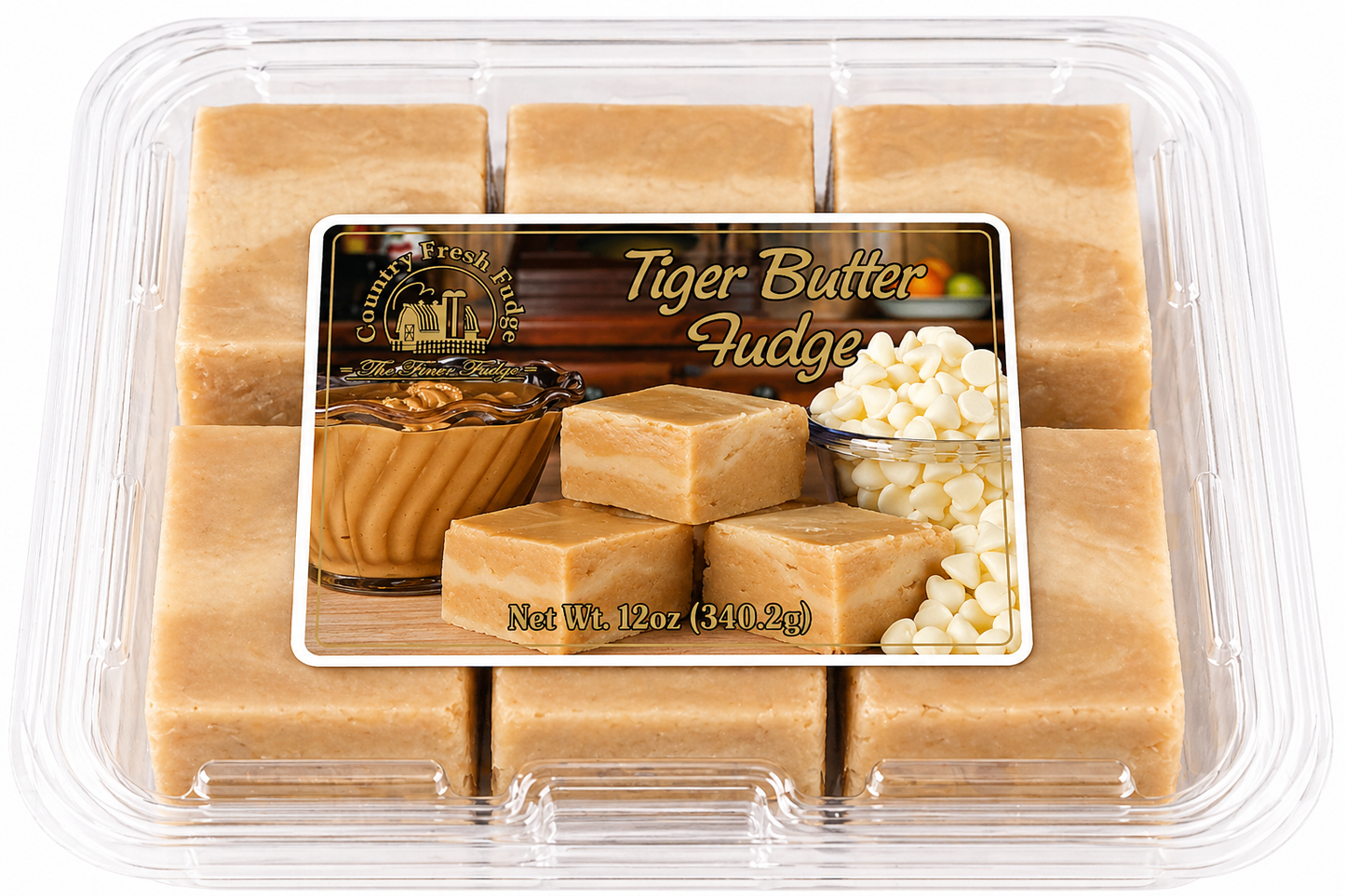 Tiger Butter Fudge (Trays)