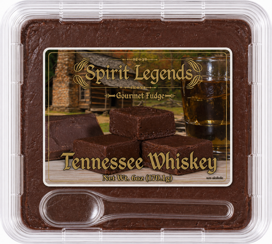 Spirit Legends Tennessee Whiskey Fudge (Non-Alcoholic) (Trays)